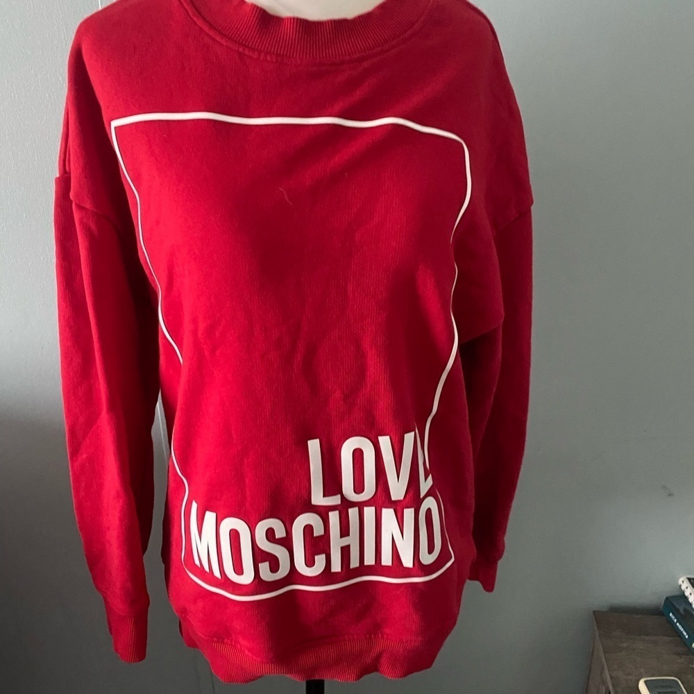 Love Moschino Graphic Print crewneck pullover - Picture 9 of 12